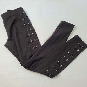 Black Lattice Leggings by Romeo Juliet Couture size Small